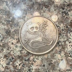 Silver Chinese panda coin taken out of circulation for mistake